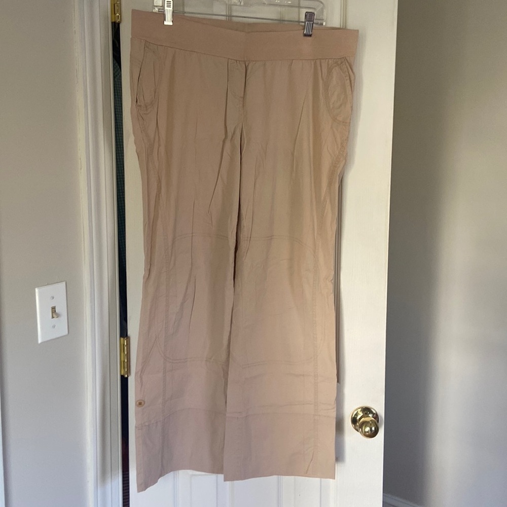 Mimi Maternity Lightweight Khaki Pants